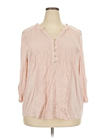 Democracy 3/4 Sleeve Blouse (view 1)