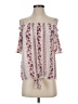 Pink Rose Ivory 3/4 Sleeve Blouse Size S - photo 1
