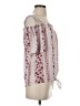 Pink Rose Ivory 3/4 Sleeve Blouse Size S - photo 4