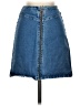 ASOS 100% Baumwolle Solid Blue Denim Skirt Size 0 - photo 1