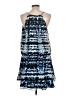 Belle + Sky 100% Polyester Tie-dye Blue Casual Dress Size L - photo 2