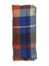 Zara Plaid Blue Scarf One size - photo 2
