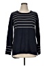Lety & Me Stripes Blue Pullover Sweater Size XL - photo 1