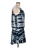 Belle + Sky 100% Polyester Tie-dye Blue Casual Dress Size L - photo 4
