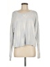 Splendid 100% Cotton Silver Pullover Sweater Size M - photo 1