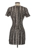 Signature 8 100% Polyester Metallic Silver Cocktail Dress Size S - photo 2