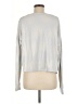 Splendid 100% Cotton Silver Pullover Sweater Size M - photo 2