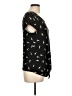 Cupio Black Short Sleeve Blouse Size L - photo 4