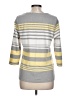 Karen Scott Sport Stripes Gray Pullover Sweater Size L - photo 2