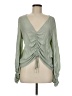 Fab'rik Green Long Sleeve Blouse Size M - photo 1