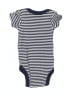 Hb 100% Cotton Stripes Blue Short Sleeve Onesie Size Preemie - photo 2