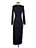 Shein Solid Black Casual Dress Size 2 - photo 2