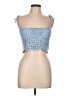Tic : Toc 100% Acrylic Blue Sleeveless Top Size L - photo 1