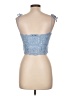 Tic : Toc 100% Acrylic Blue Sleeveless Top Size L - photo 2
