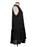 Nine West 100% Polyester Solid Black Casual Dress Size L - photo 4