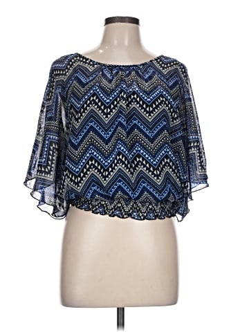 Iz Byer Short Sleeve Blouse (view 1)