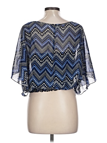 Iz Byer Short Sleeve Blouse (view 2)