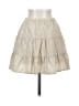 Unbranded Solid Ivory Casual Skirt Size S - photo 1