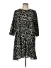 Hayden 100% Polyester Animal Print Black Casual Dress Size L - photo 1