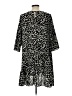 Hayden 100% Polyester Animal Print Black Casual Dress Size L - photo 2