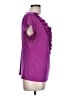 Worthington Purple Short Sleeve Top Size L - photo 4