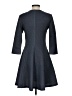 Hutch Polka Dots Gray Casual Dress Size S - photo 2