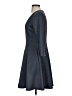 Hutch Polka Dots Gray Casual Dress Size S - photo 5