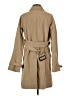 Talbots 100% Polyester Tan Trenchcoat Size 4 - photo 2