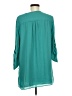 Fever 100% Polyester Teal 3/4 Sleeve Blouse Size M - photo 2