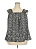 Fashion 100% Polyester Black Sleeveless Blouse Size XXL - photo 1