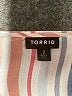 Torrid 100% Rayon Stripes Ivory Short Sleeve Blouse Size 2X Plus (2) - photo 7