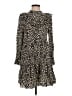 Zara Animal Print Black Casual Dress Size XS - photo 1