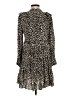 Zara Animal Print Black Casual Dress Size XS - photo 2