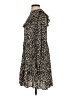 Zara Animal Print Black Casual Dress Size XS - photo 5