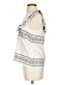 Waverly Grey White Sleeveless Blouse Size S - photo 5