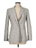 1.State Plaid Gray Blazer Size 6 - photo 1