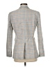 1.State Plaid Gray Blazer Size 6 - photo 2