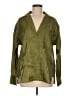 Pilcro 100% Polyester Green Long Sleeve Blouse Size M - photo 1