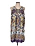 Assorted Brands 100% Polyester Paisley Blue Casual Dress Size L - photo 1