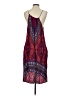 Unbranded 100% Rayon Paisley Red Casual Dress Size XXS (estimated) - photo 2