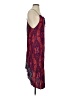 Unbranded 100% Rayon Paisley Red Casual Dress Size XXS (estimated) - photo 4