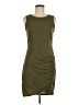 BTFBM Solid Green Casual Dress Size M - photo 1