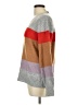 Ann Taylor LOFT Color Block Gray Pullover Sweater Size L - photo 5