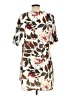 Shein 100% Polyester Floral Ivory Casual Dress Size 12 - photo 2