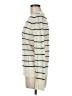 Theory Checkered-gingham Ivory Wool Pullover Sweater Size M - photo 5