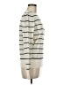 Theory Checkered-gingham Ivory Wool Pullover Sweater Size M - photo 4