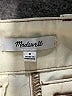 Madewell 100% Cotton Ivory Khakis Size 8 - photo 6
