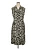Studio 1 100% Polyester Paisley Gray Casual Dress Size 14 Petite - photo 1