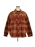 Maurices 100% Polyester Plaid Red Orange Jacket Size 2X - photo 1