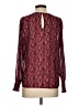 MICHAEL Michael Kors 100% Polyester Burgundy Long Sleeve Blouse Size S - photo 2